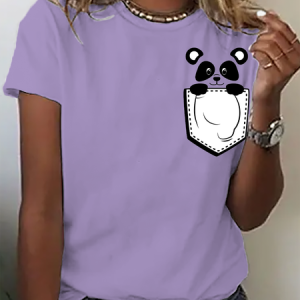 Cotton Casual Animal T-Shirt, T-shirts, Lilicloth.com