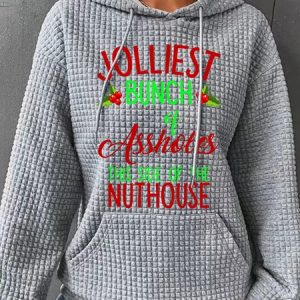 Jolliest Bunch of Assholes Simple Loose Hoodie, Hoodies&Sweatshirts, Lilicloth.com