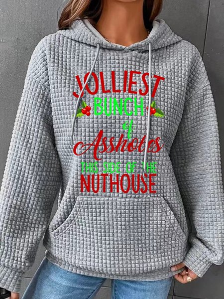 Jolliest Bunch of Assholes Simple Loose Hoodie, Hoodies&Sweatshirts, Lilicloth.com