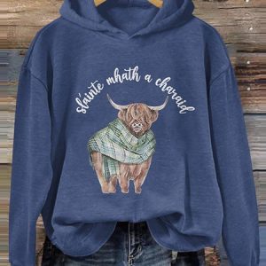 Scottish Highlands Bull Hoodie, Hoodies&Sweatshirts, Lilicloth.com