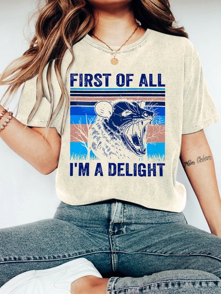 First of All I'm a Delight Vintage Distressed Shirt, T-shirts, Lilicloth.com - Image 3