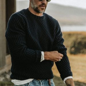 Men's Outdoor Windproof And Warm Knitted Sweater, Sweaters&Turtlenecks, WAYRATES