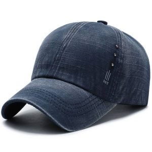 Men's Washed Outdoor Leisure Middle-aged Cap Sports Riding Sunshade Sun Hat, Hats, WAYRATES