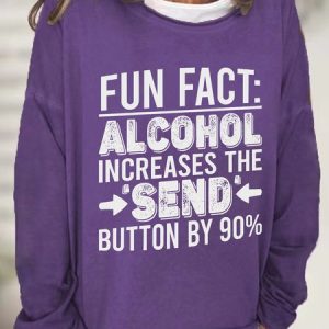 Fun Fact Casual Sweatshirt, Hoodies&Sweatshirts, Lilicloth.com