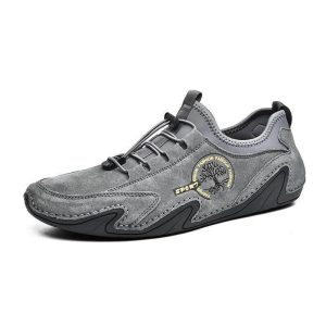 Men's Vintage Loafers Handmade Leather Shoes, FOOTWEAR, WAYRATES