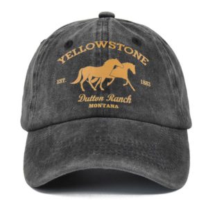 Men's Vintage American Western Yellowstone Print Cap, Hats, WAYRATES