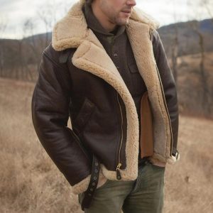 Men's Outdoor Vintage Thick Fleece PU Jacket, Jackets&Coats, WAYRATES