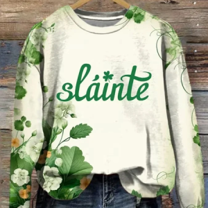 Women's Floral Crew Neck Printing Casual Spring/Fall Long Sleeve Sweatshirt, JustFashionNow Sweatshirts & Hoodies, color:As Picture|size:3XL,
