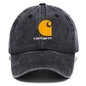 Washed Cotton Sun Hat Vintage Outdoor Casual Cap Khaki Navy Black Gray Green, Hats, WAYRATES