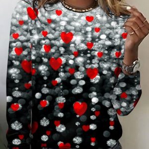 Casual Regular Fit T-Shirt, Long sleeves, Lilicloth.com