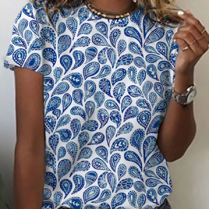 Cashew flowers Print T-Shirt, T-shirts, Lilicloth.com