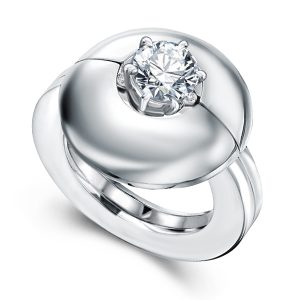 bloom - Round Cut Solitaire Wedding Set, Italo jewelry - Online Catalog