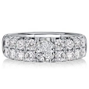 Classic engagement Rings - Italo Cushion Cut Engagement Rings Dome Ring For Women, Italo jewelry - Online Catalog