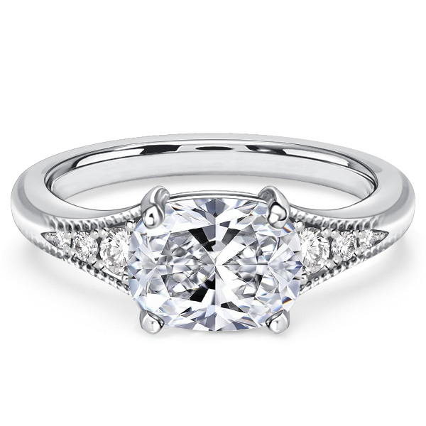vintage engagement rings - Italo Vintage Cushion Cut Engagement Rings For Women, Italo jewelry - Online Catalog