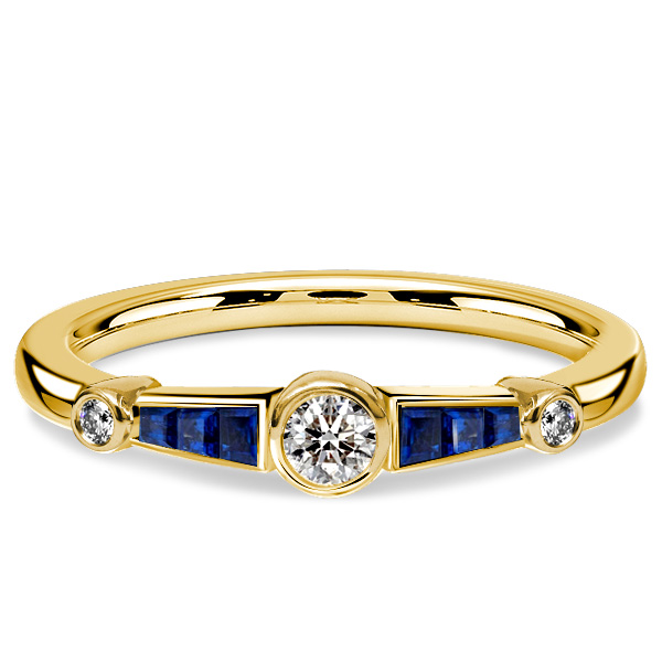 vintage engagement rings - Italo Golden Bezel Setting Vintage Engagement Rings For Women Promise Ring, Italo jewelry - Online Catalog