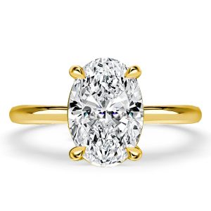 classic engagement rings - Italo Oval Cut Solitaire Ring Classic Engagement Ring, Italo jewelry - Online Catalog