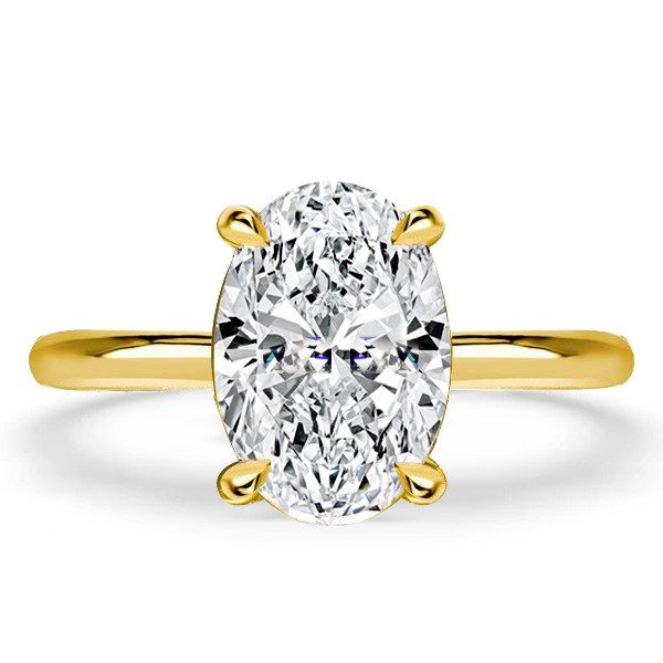 classic engagement rings - Italo Oval Cut Solitaire Ring Classic Engagement Ring, Italo jewelry - Online Catalog