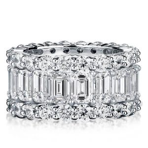 3pc wedding sets - Italo Eternity Wedding Band For Women Stackable Ring Set, Italo jewelry - Online Catalog