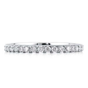 eternity band - Classic Eternity Shared Prong Round Cut Wedding Band, Italo jewelry - Online Catalog