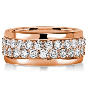 eternity band - Italo Rose Gold Micro Pave Eternity Wedding Band For Women, Italo jewelry - Online Catalog