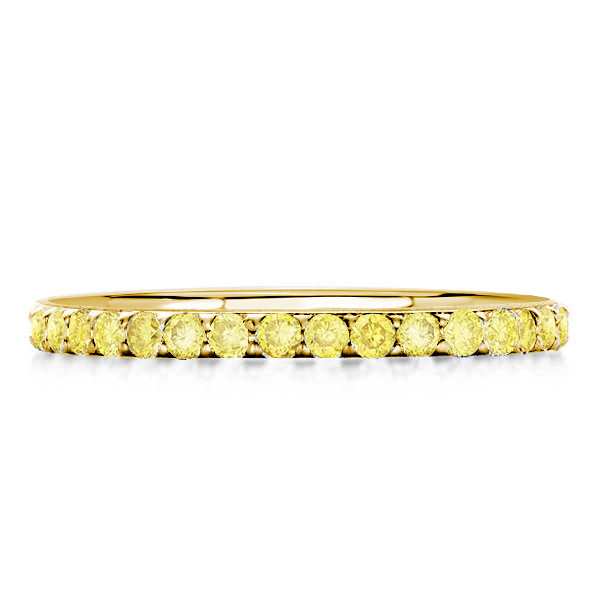 classic band - Italo Golden Yellow Topaz Eternity Wedding Band, Italo jewelry - Online Catalog