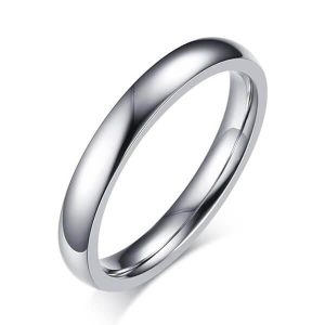 rings - Italo Simple Glaze Titanium Steel Men's Wedding Band, Italo jewelry - Online Catalog