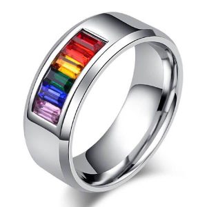 rings - Italo Titanium Steel Ring Men's Ring Unique Wedding Band For Men, Italo jewelry - Online Catalog