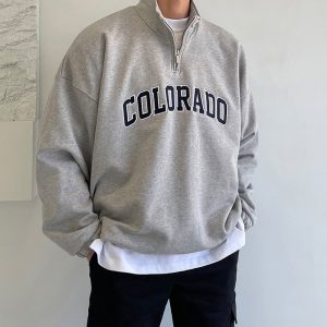 Mens Vintage Casual Sweatshirt, Hoodies&Sweatshirts, WAYRATES