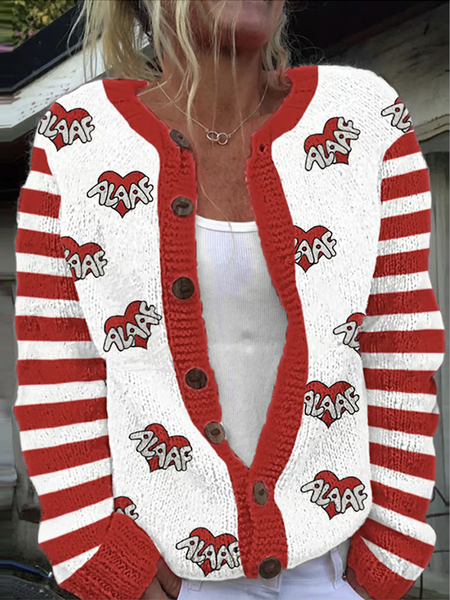 Casual Knitted Sweater, Cardigans, Lilicloth.com - Image 2