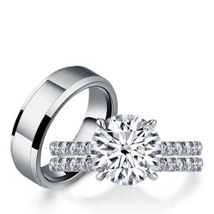 Trio ring sets - Italo Classic Ring Sets Wedding Ring Sets His And Hers, Italo jewelry - Online Catalog