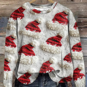 Women's Crew Neck Christmas Printing Casual Spring/Fall Long Sleeve Sweatshirt, JustFashionNow Sweatshirts & Hoodies, color:Off White|size:XXL,