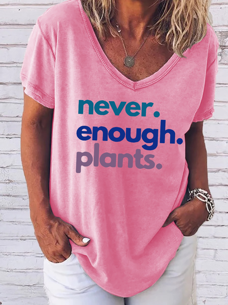 Women's Never Enough Plants Gardening, Plant Lovers T-shirt, T-shirts, Lilicloth.com