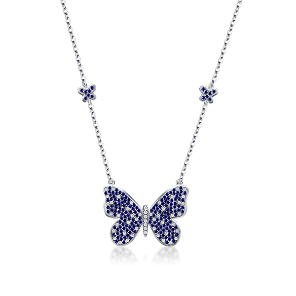 dancing butterfly - Butterfly Design Pendant Necklace, Italo jewelry - Online Catalog