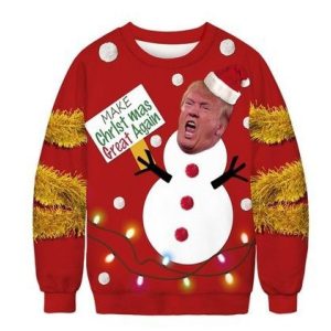 Unisex 3D Sloth Beer Fun Print Christmas Sweatshirt, Sweaters&Turtlenecks, WAYRATES