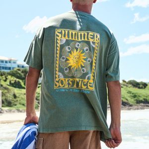 Vintage Surf Print T-shirt, TOPS, WAYRATES