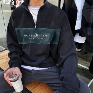 Monte Rosa Vintage Quarter-zip Sweatshirt, Hoodies&Sweatshirts, WAYRATES