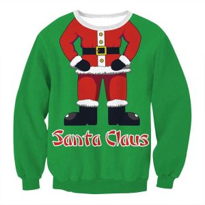 Unisex 3D Animal Sloth Print Christmas Sweatshirt, Sweaters&Turtlenecks, WAYRATES