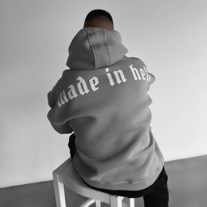 Oversize Made In Hell Hoodie, Hoodies&Sweatshirts, WAYRATES