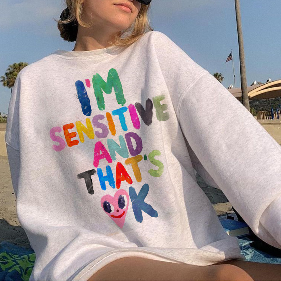 Oversized Colorful Lettering Graffiti Sweatshirt, Hoodies&Sweatshirts, WAYRATES