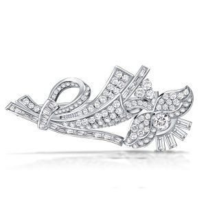 brooches - Art Deco Flower Sterling Silver Brooch For Women, Italo jewelry - Online Catalog