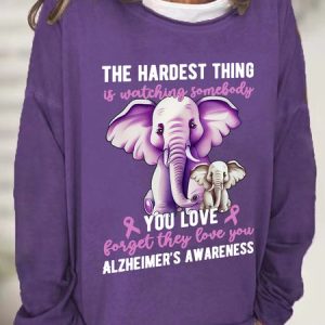 Alzheimer's Disease Casual Sweatshirt, Hoodies&Sweatshirts, Lilicloth.com
