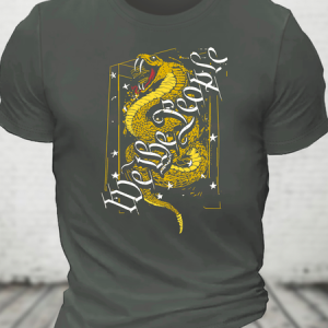 We The People Gadsden Cotton T-Shirt, T-shirts, Lilicloth.com