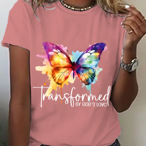 Inspirational Christian Cotton T-Shirt, T-shirts, Lilicloth.com