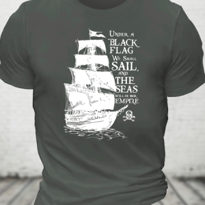 Pirate Empire Cotton T-Shirt, T-shirts, Lilicloth.com