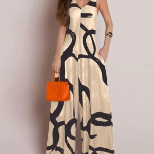 Floral Print V Neck Shoulder Lace Up Jumpsuit Casual Pocket Design Zipper Wude Leg Romper, women Jumpsuits, ChicMe catalog