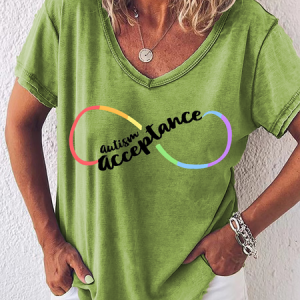 Autism Awareness Casual T-Shirt, T-shirts, Lilicloth.com