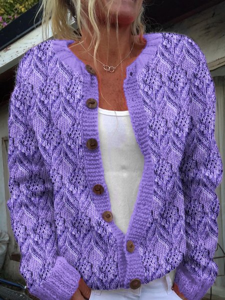 Floral Casual Cardigan, Cardigans, Lilicloth.com - Image 2
