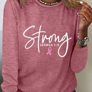Breast Cancer Survivor Faith Long Sleeve Shirt, Long sleeves, Lilicloth.com