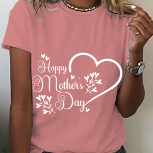 Happy Mother's Day Cotton T-Shirt, T-shirts, Lilicloth.com