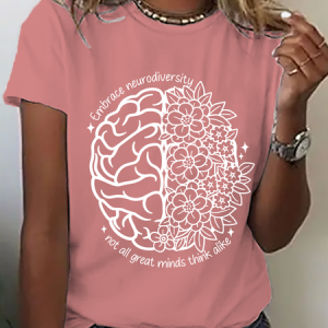 Embrace Neurodiversity Cotton T-Shirt, T-shirts, Lilicloth.com